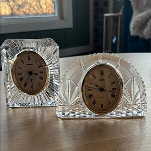 Pair of straiger Germany mantle clocks